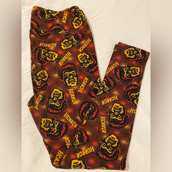 3/$28 EUC - LuLaRoe | Halloween Leggings | Buttery Soft | Tall & Curvy - Picture 1 of 3